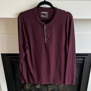 Express Men’s Stretch Henley